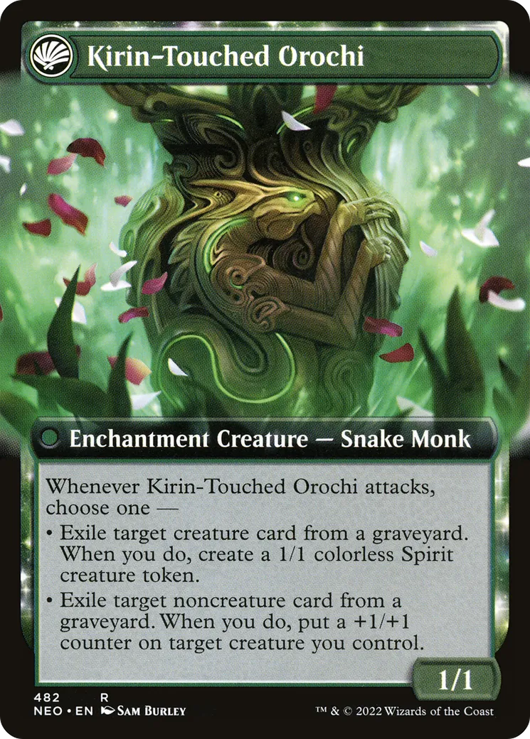 Teachings of the Kirin // Kirin-Touched Orochi back