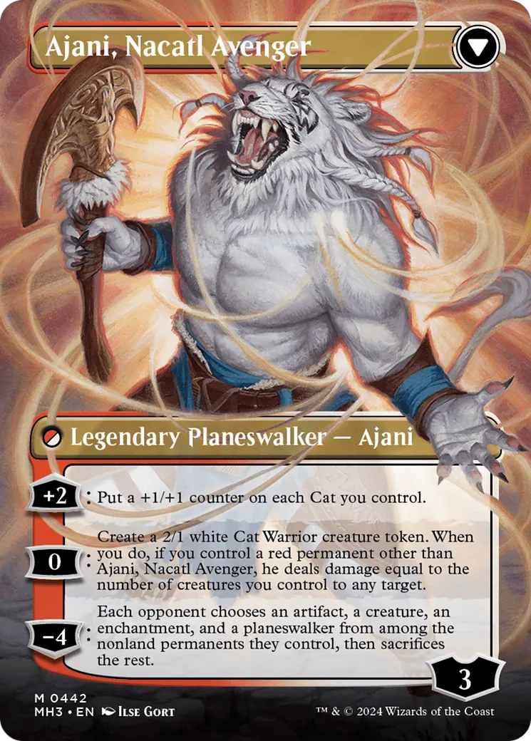 Ajani, Nacatl Pariah // Ajani, Nacatl Avenger back
