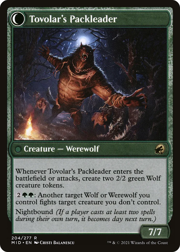 Tovolar's Huntmaster // Tovolar's Packleader back