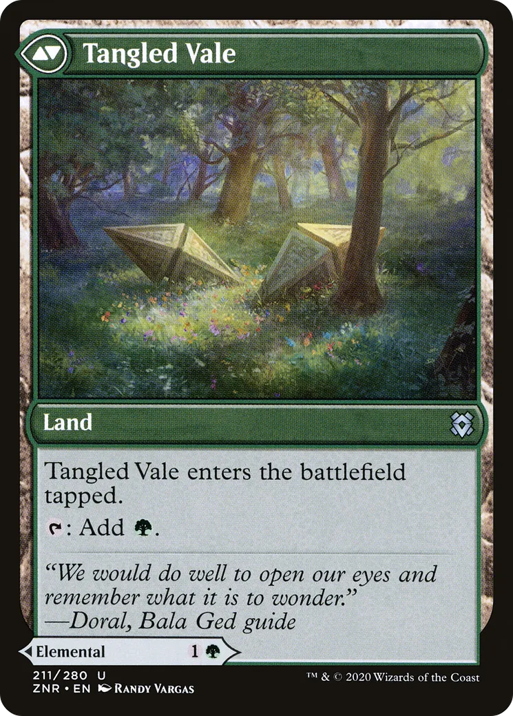 Tangled Florahedron // Tangled Vale back