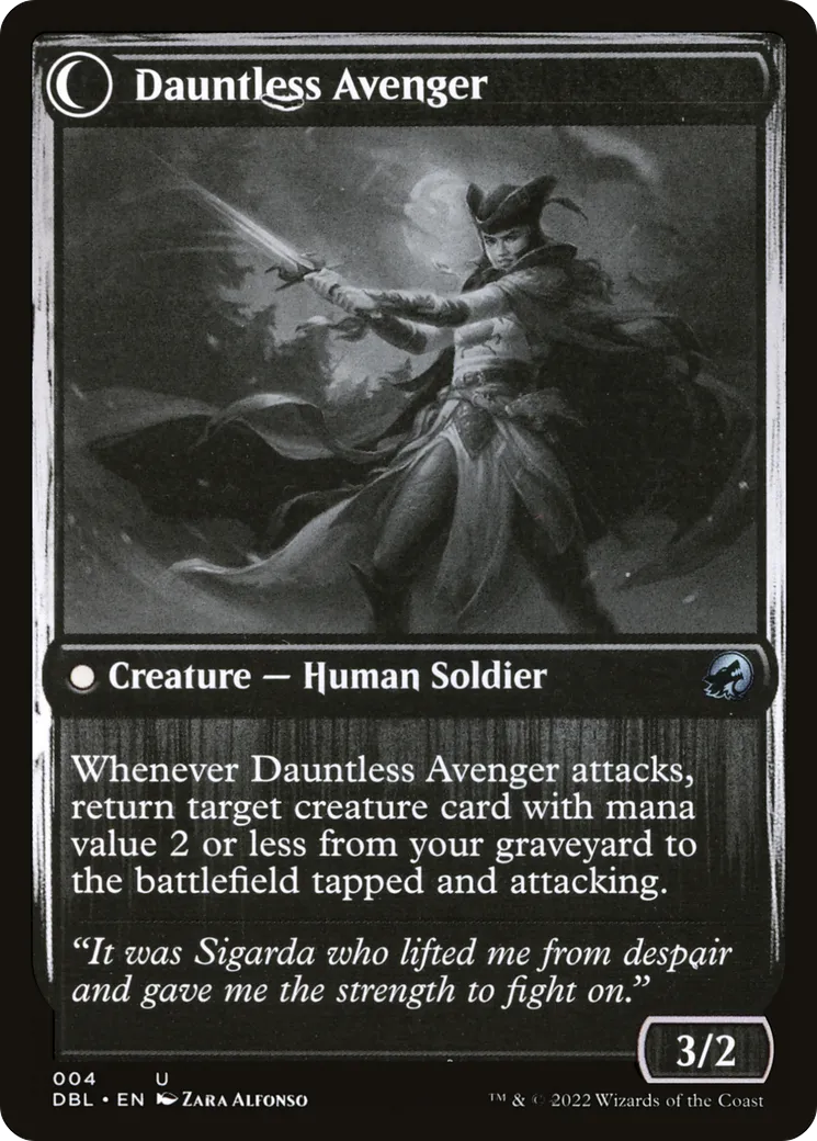 Bereaved Survivor // Dauntless Avenger back