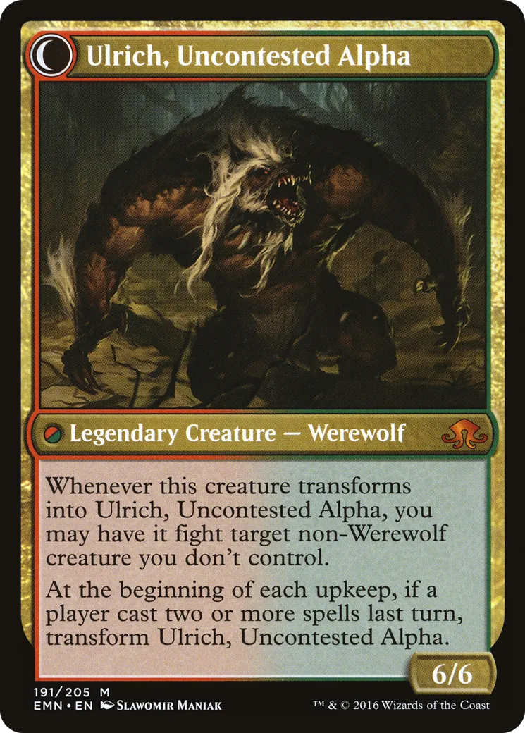 Ulrich of the Krallenhorde // Ulrich, Uncontested Alpha back
