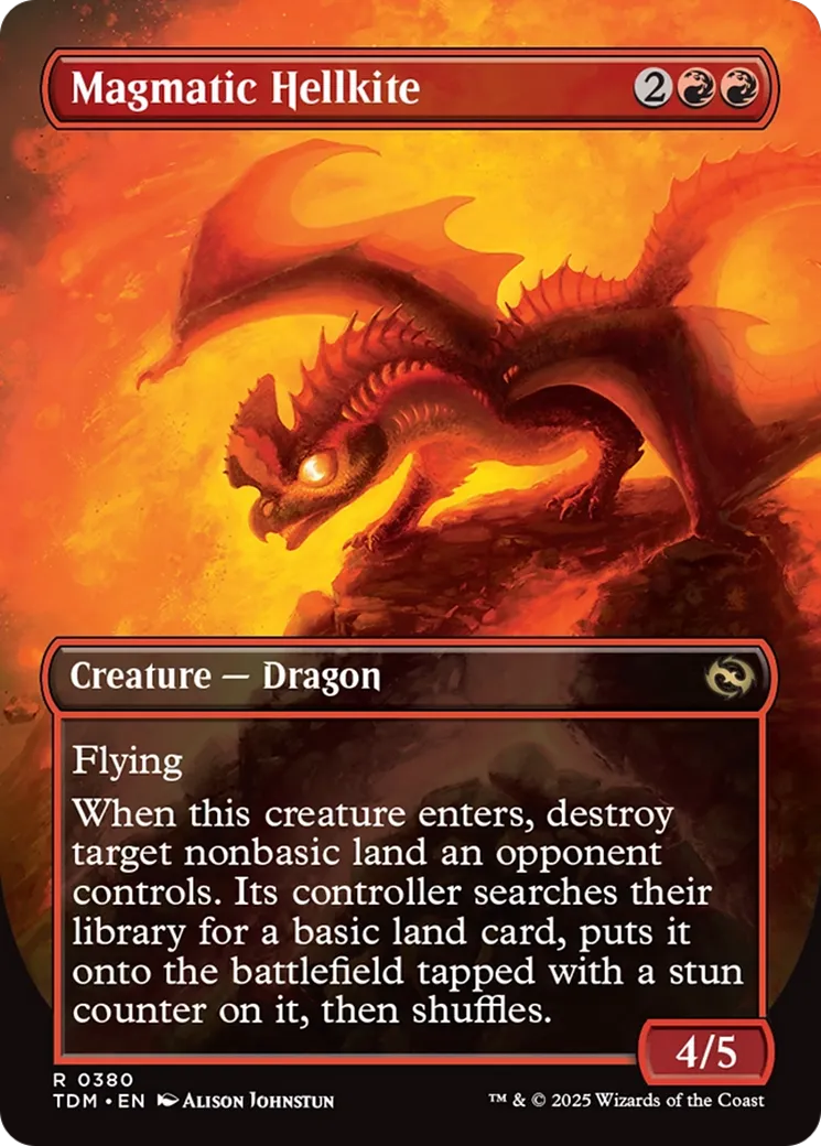 Magmatic Hellkite // Magmatic Hellkite back