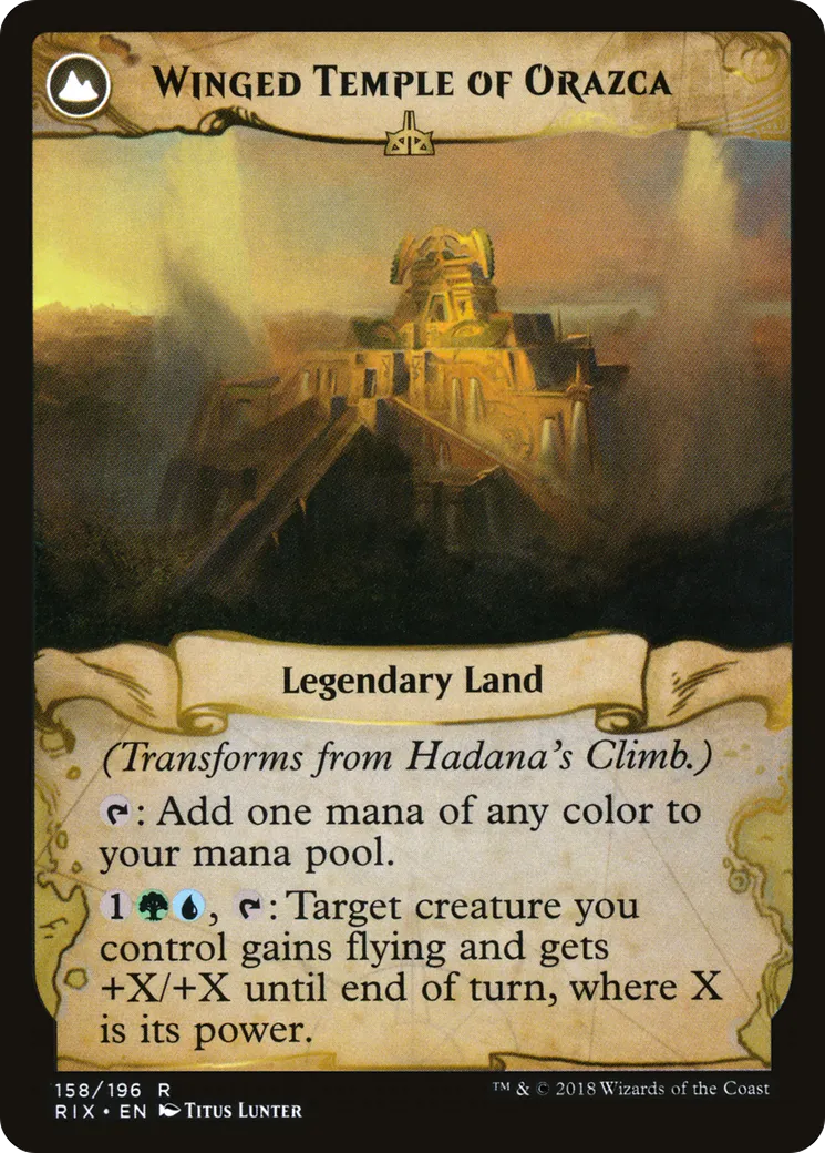 Hadana's Climb // Winged Temple of Orazca back