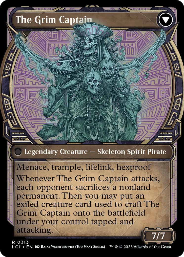 Throne of the Grim Captain // The Grim Captain back