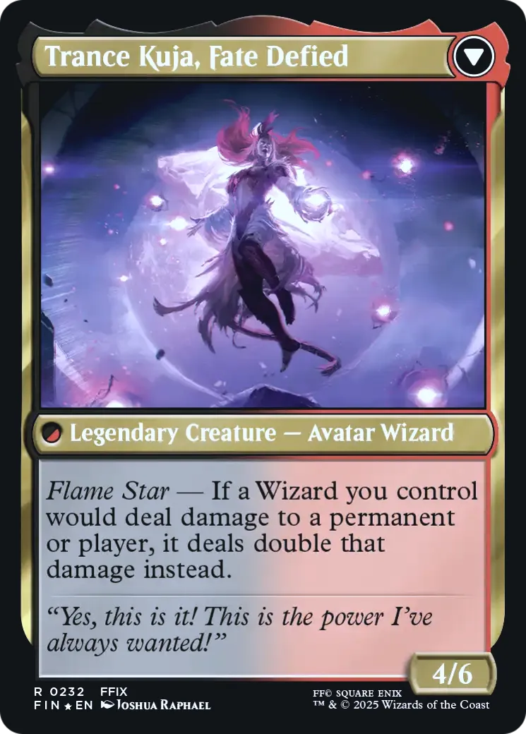 Kuja, Genome Sorcerer // Trance Kuja, Fate Defied back