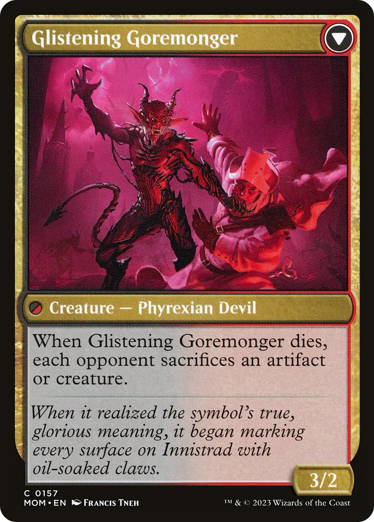 Pyretic Prankster // Glistening Goremonger back