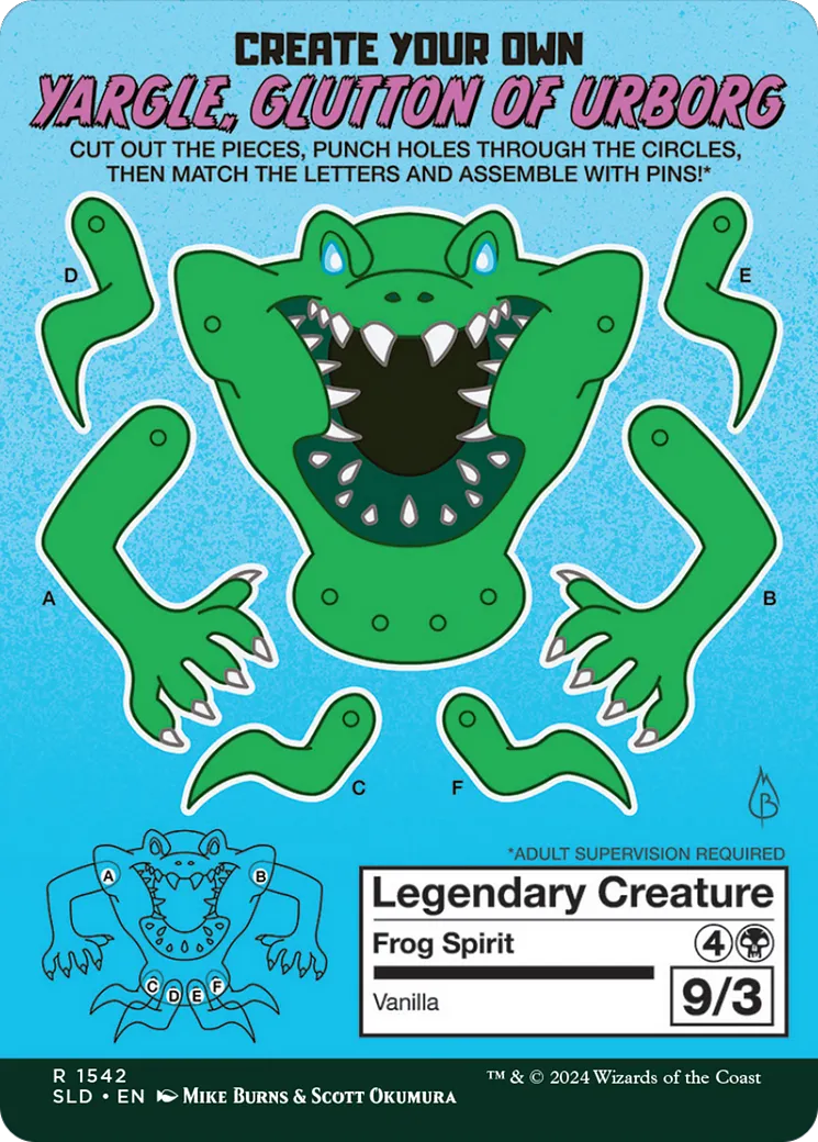 Yargle, Glutton of Urborg // Yargle, Glutton of Urborg back