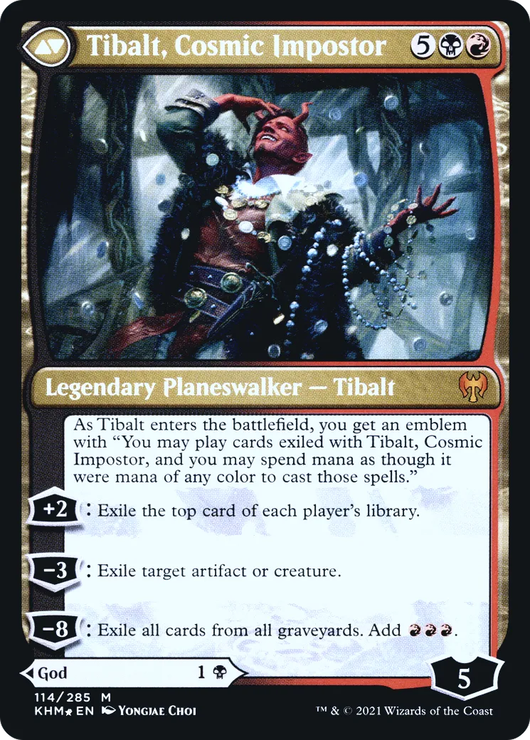 Valki, God of Lies // Tibalt, Cosmic Impostor back