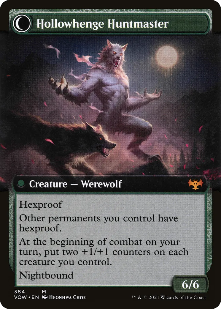 Avabruck Caretaker // Hollowhenge Huntmaster back