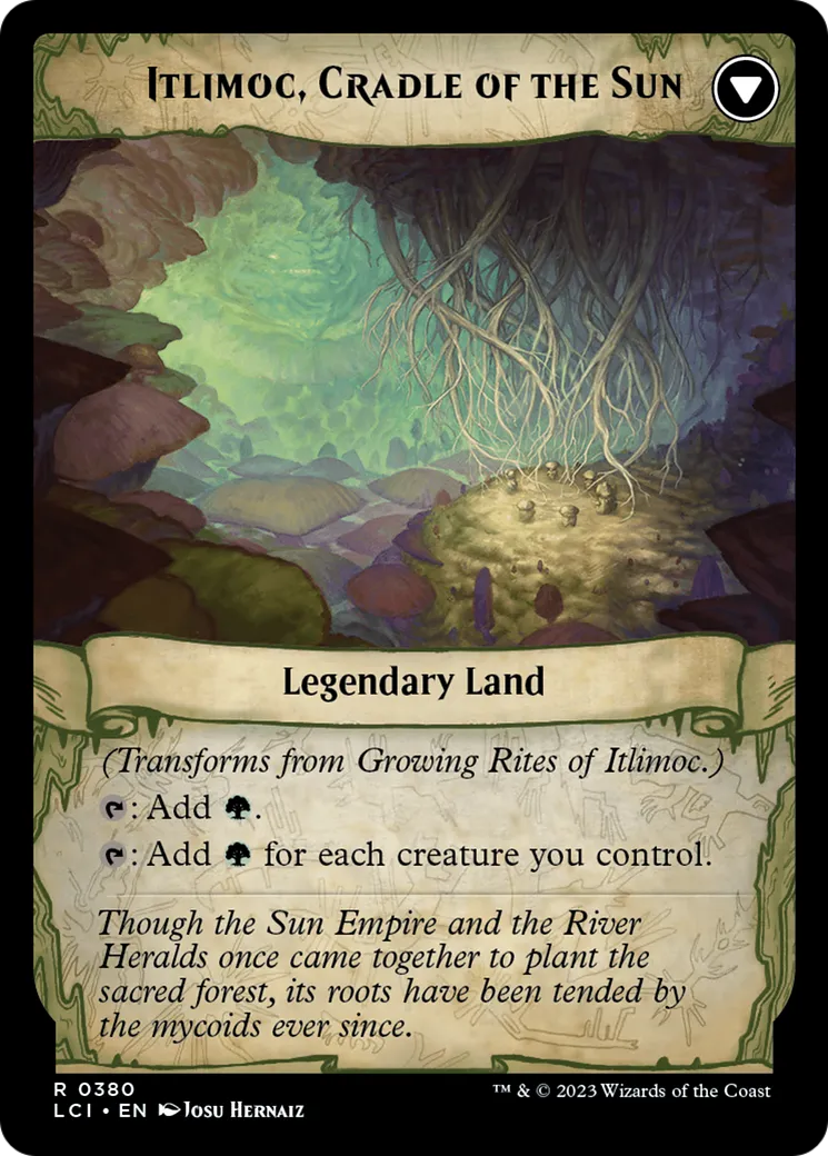 Growing Rites of Itlimoc // Itlimoc, Cradle of the Sun back