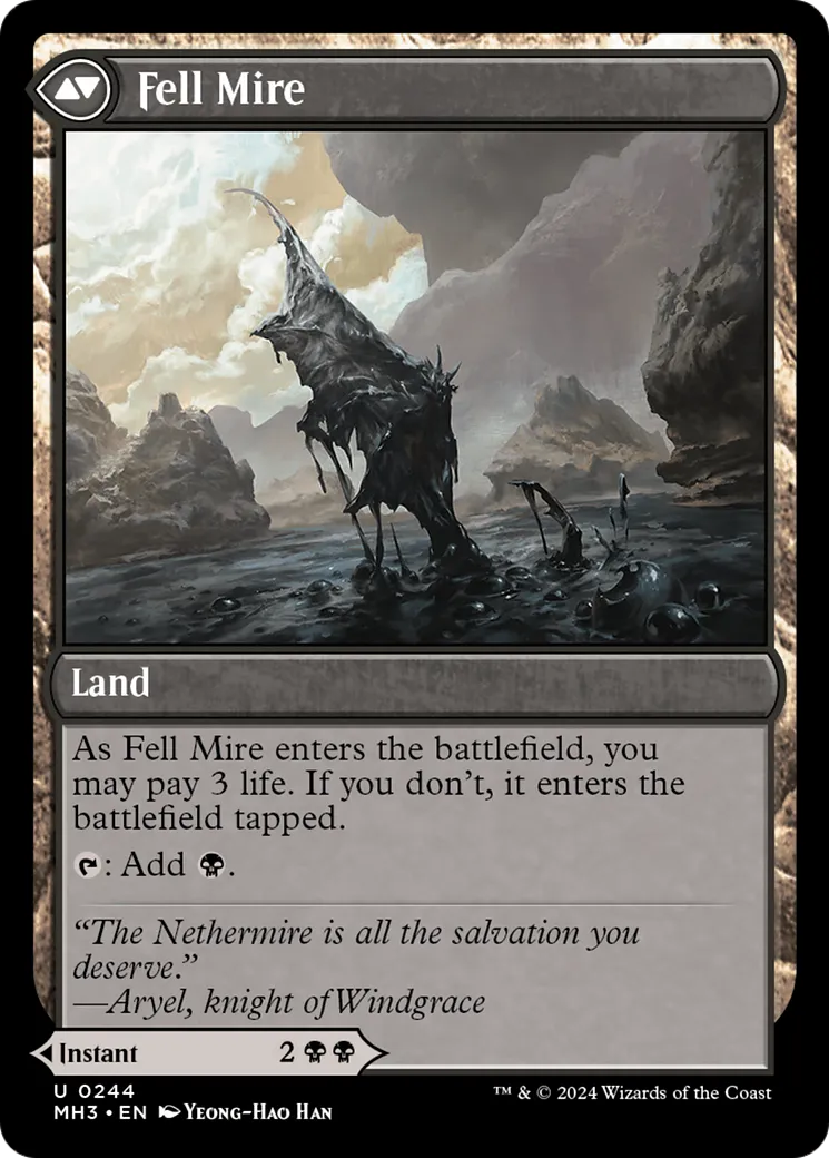 Fell the Profane // Fell Mire back