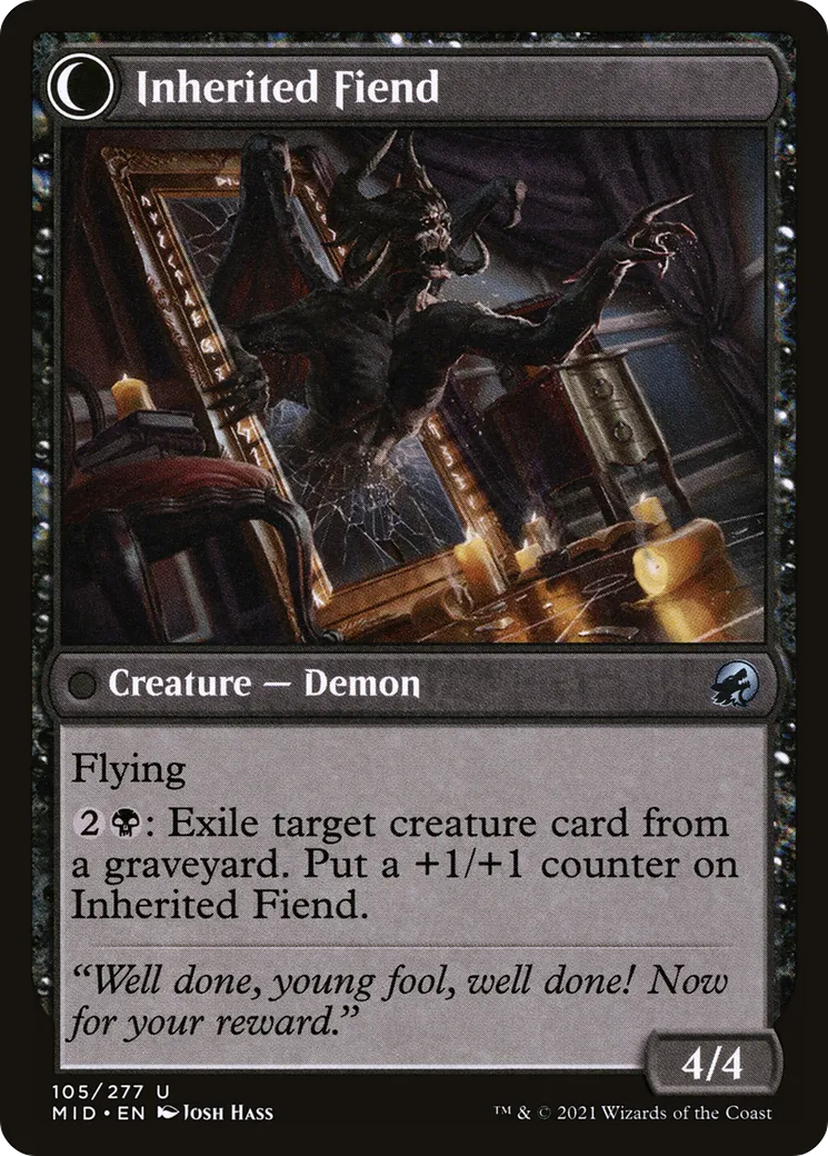 Heirloom Mirror // Inherited Fiend back