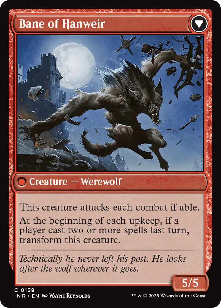 Hanweir Watchkeep // Bane of Hanweir back