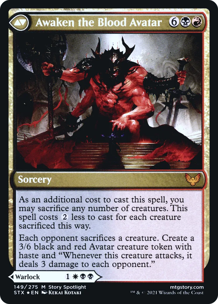 Extus, Oriq Overlord // Awaken the Blood Avatar back