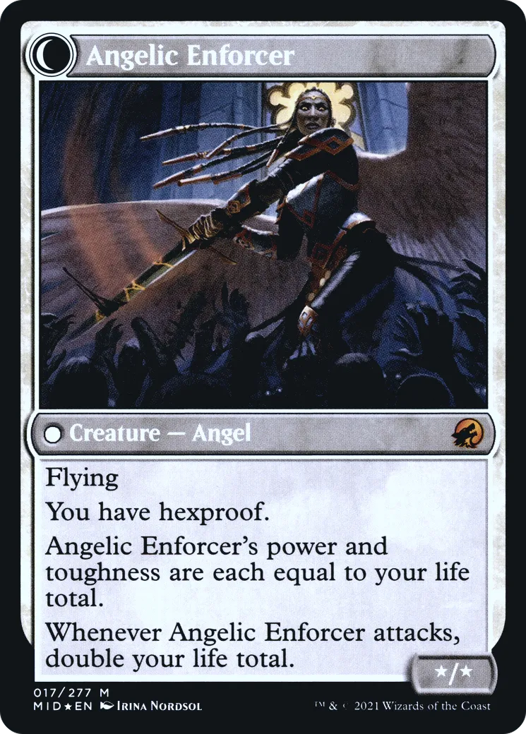 Enduring Angel // Angelic Enforcer back