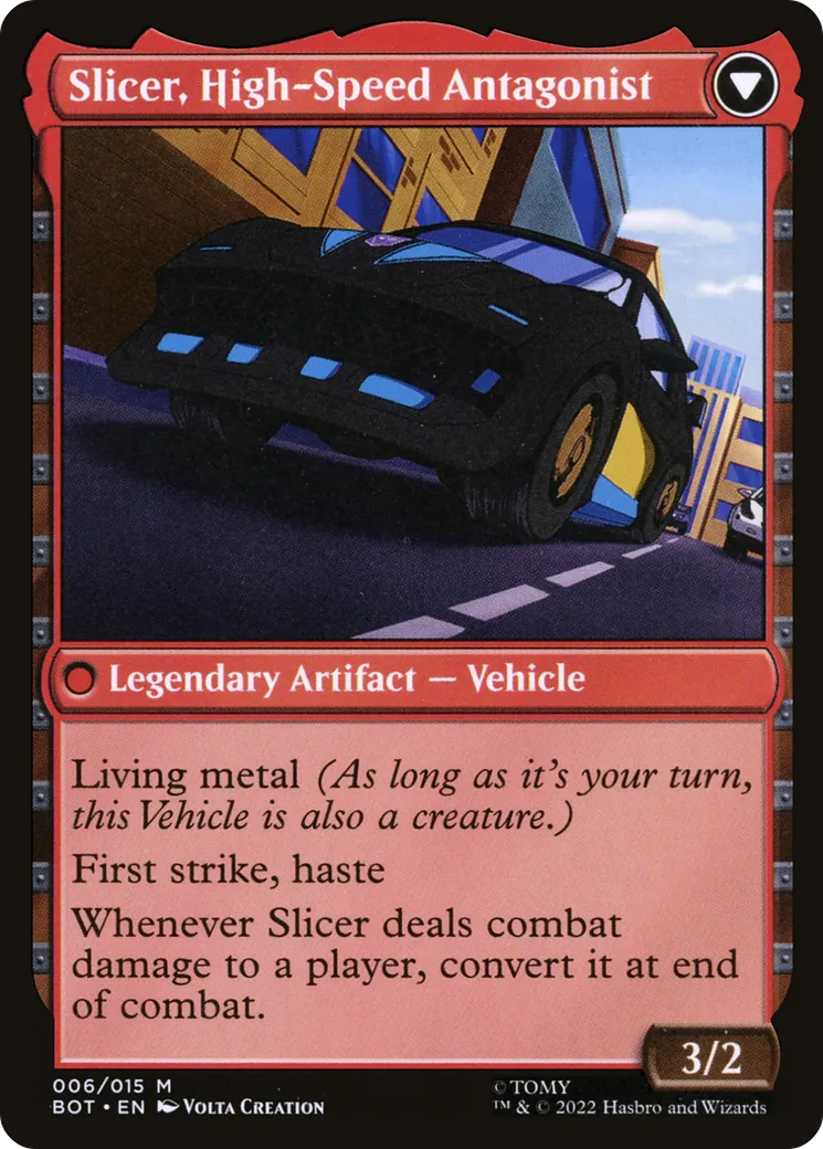 Slicer, Hired Muscle // Slicer, High-Speed Antagonist back
