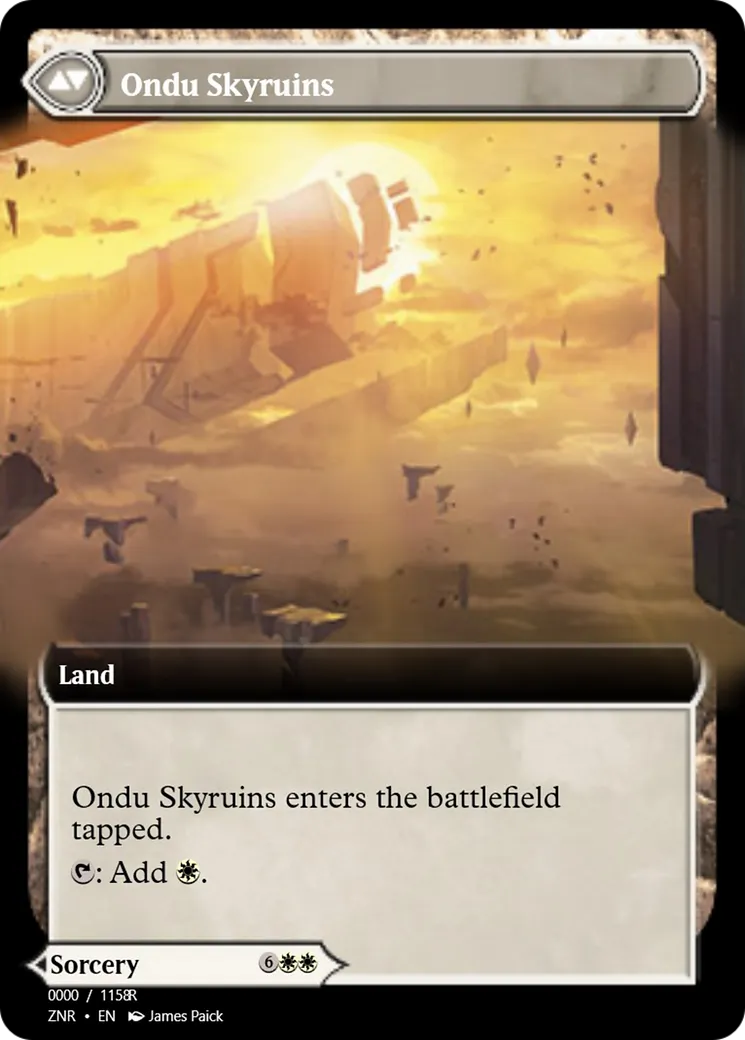 Ondu Inversion // Ondu Skyruins back