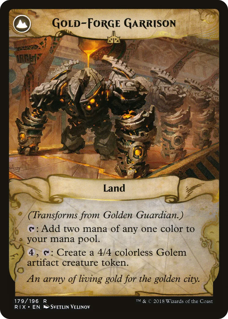 Golden Guardian // Gold-Forge Garrison back