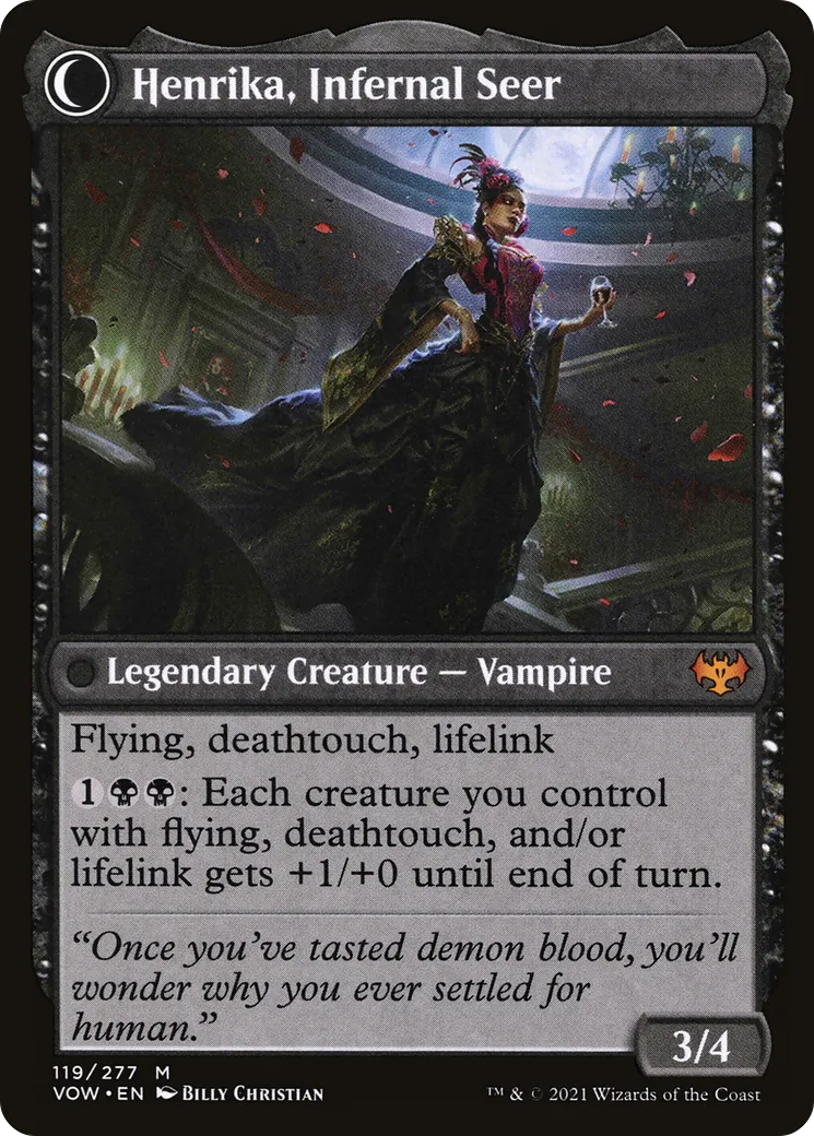 Henrika Domnathi // Henrika, Infernal Seer back