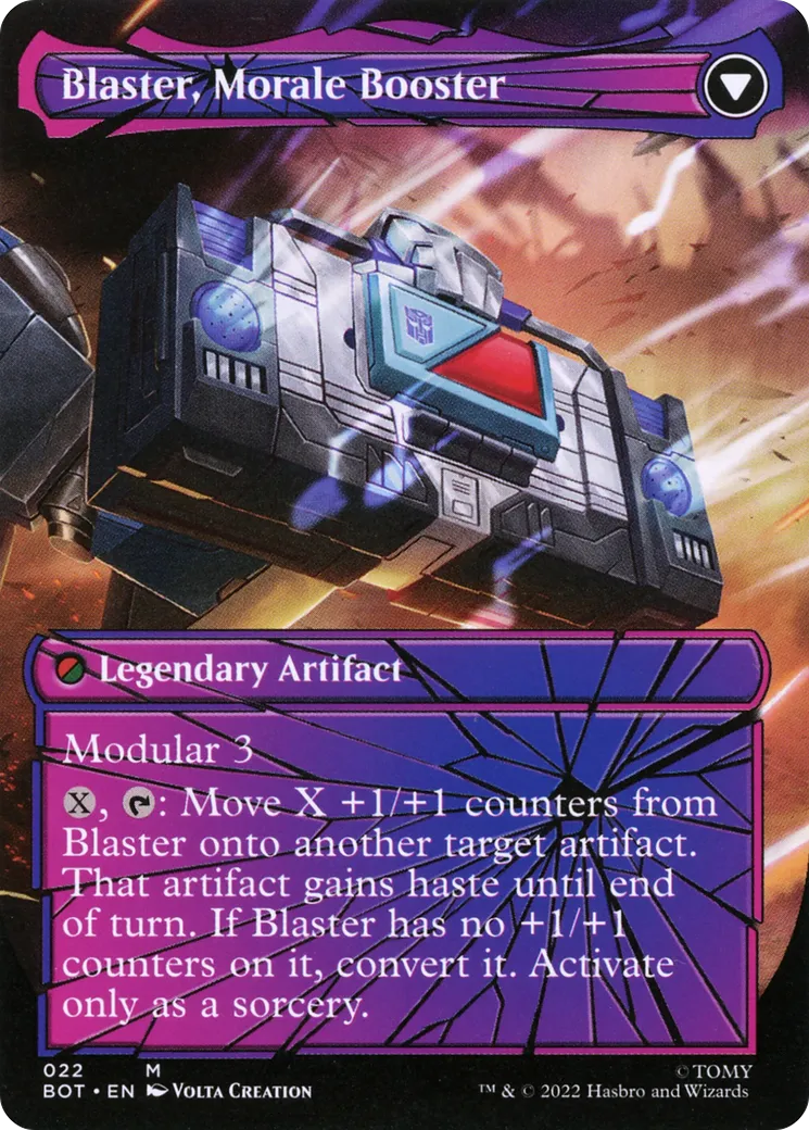 Blaster, Combat DJ // Blaster, Morale Booster back