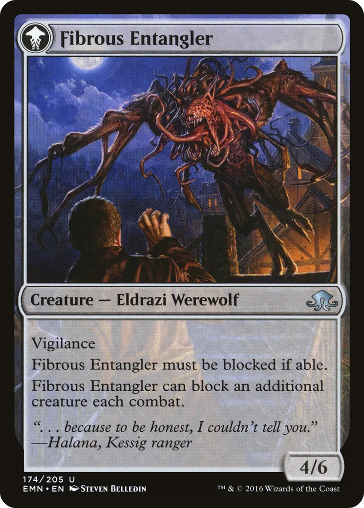 Tangleclaw Werewolf // Fibrous Entangler back