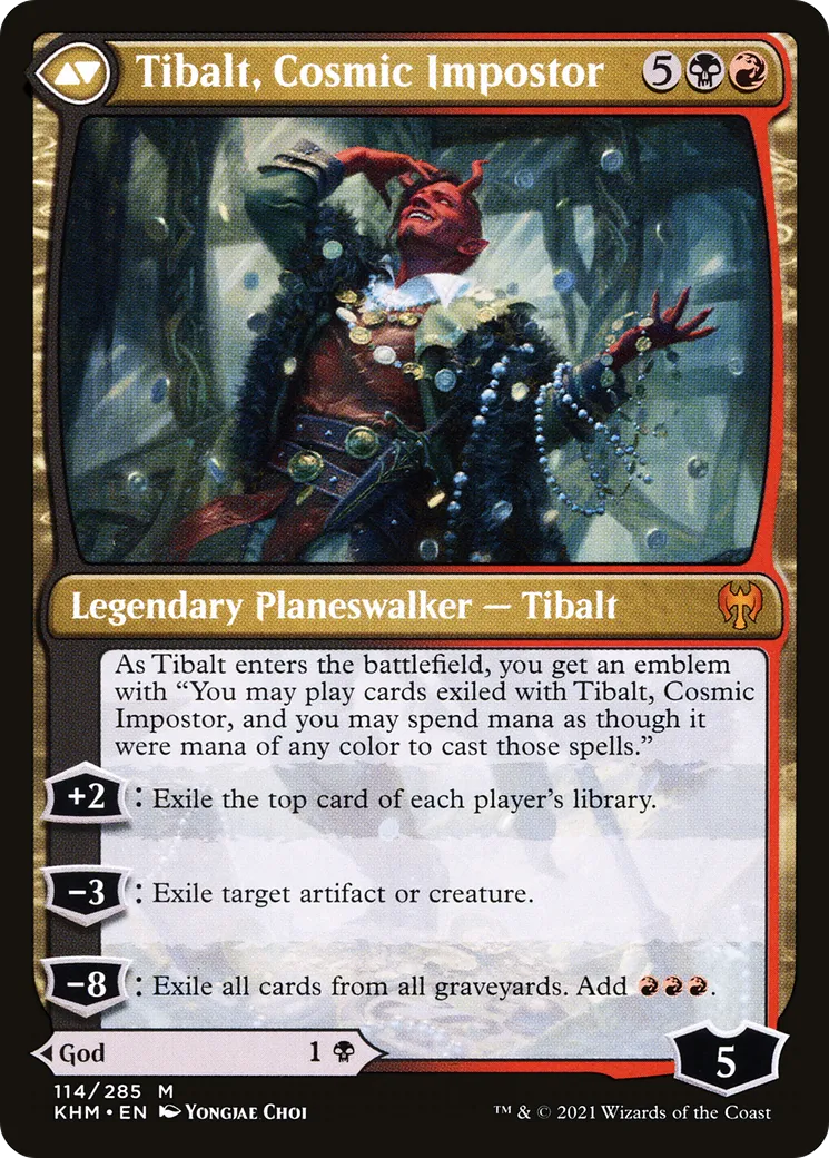 Valki, God of Lies // Tibalt, Cosmic Impostor back