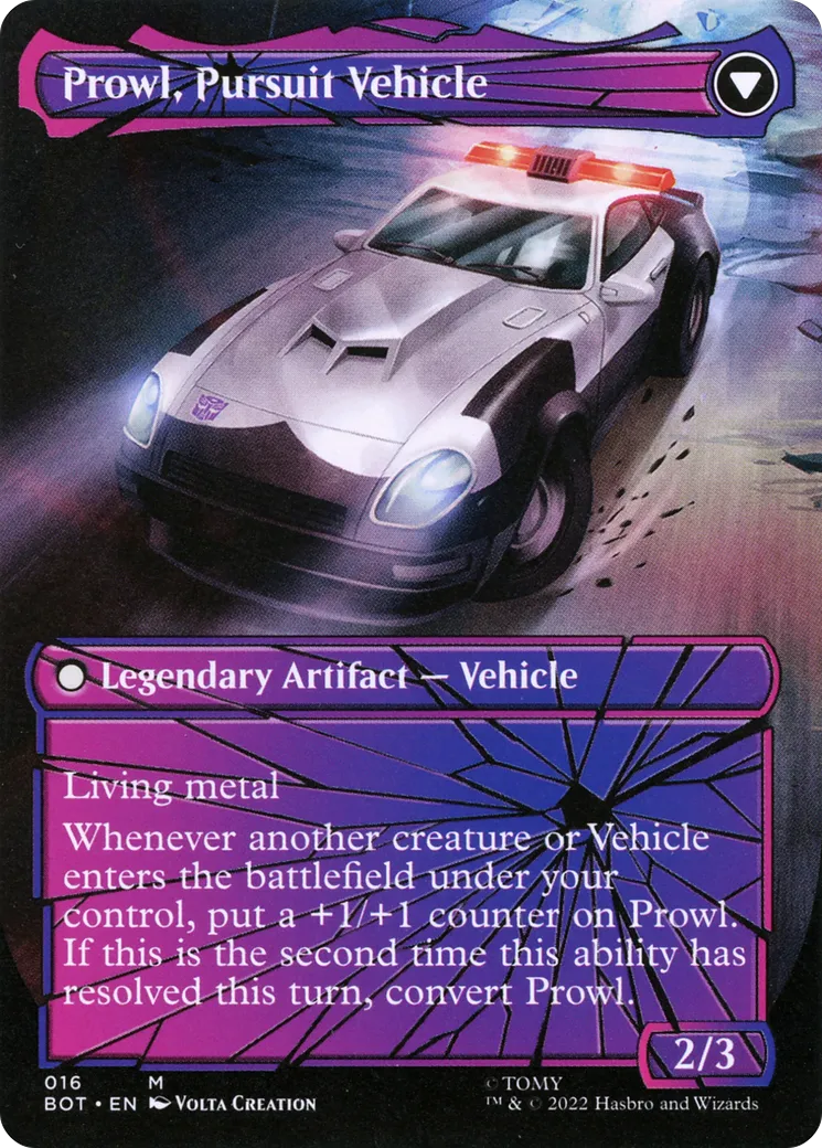 Prowl, Stoic Strategist // Prowl, Pursuit Vehicle back