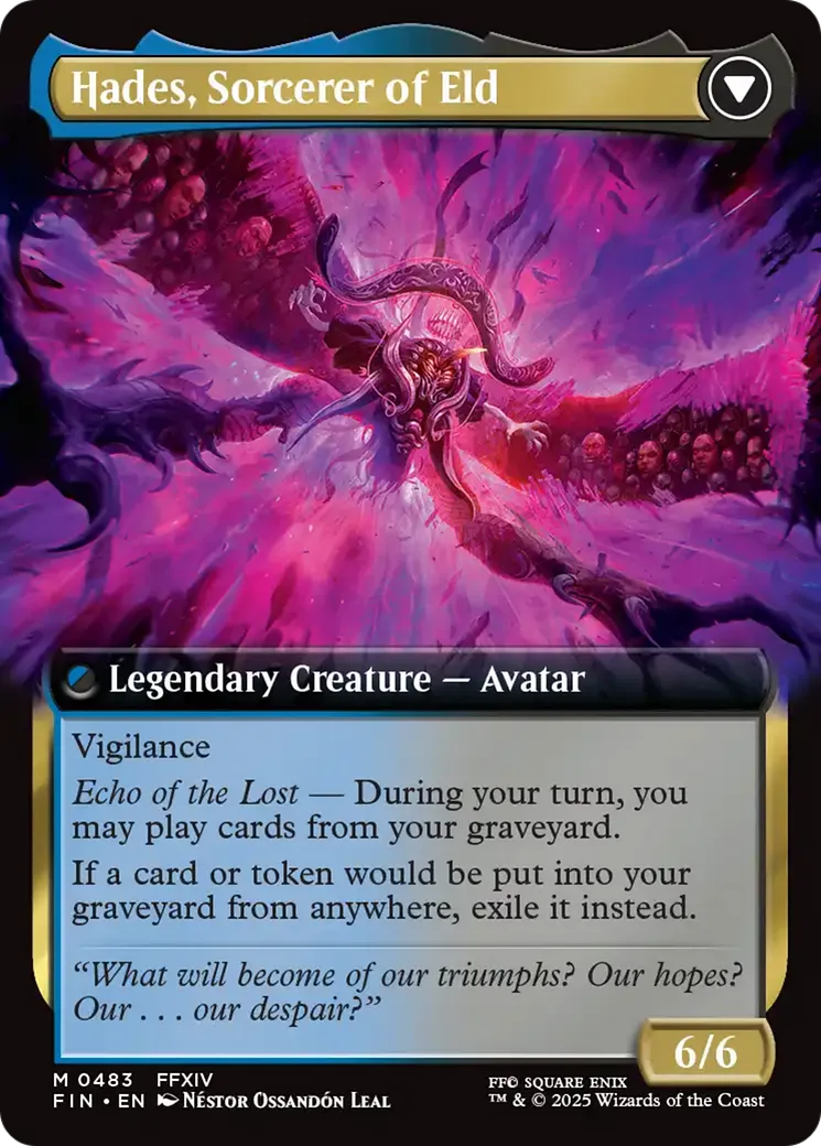 Emet-Selch, Unsundered // Hades, Sorcerer of Eld back