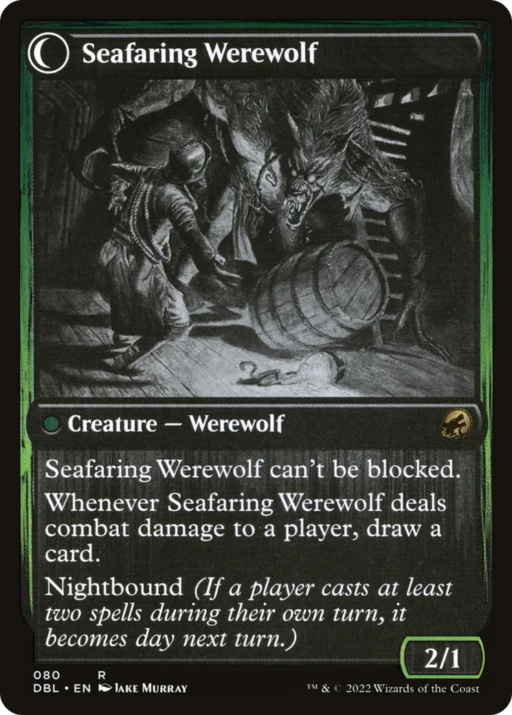 Suspicious Stowaway // Seafaring Werewolf back