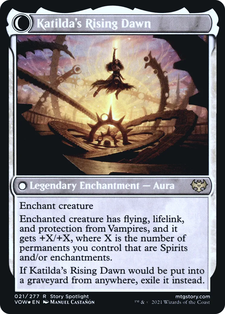 Katilda, Dawnhart Martyr // Katilda's Rising Dawn back