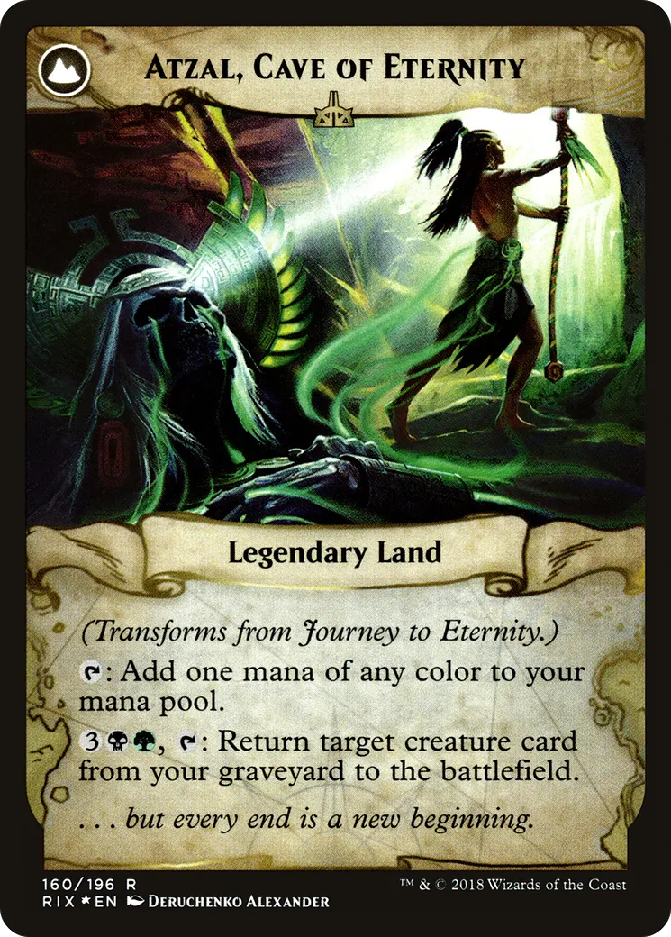 Journey to Eternity // Atzal, Cave of Eternity back