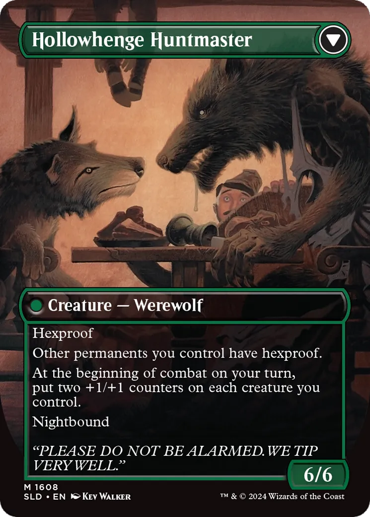 Avabruck Caretaker // Hollowhenge Huntmaster back