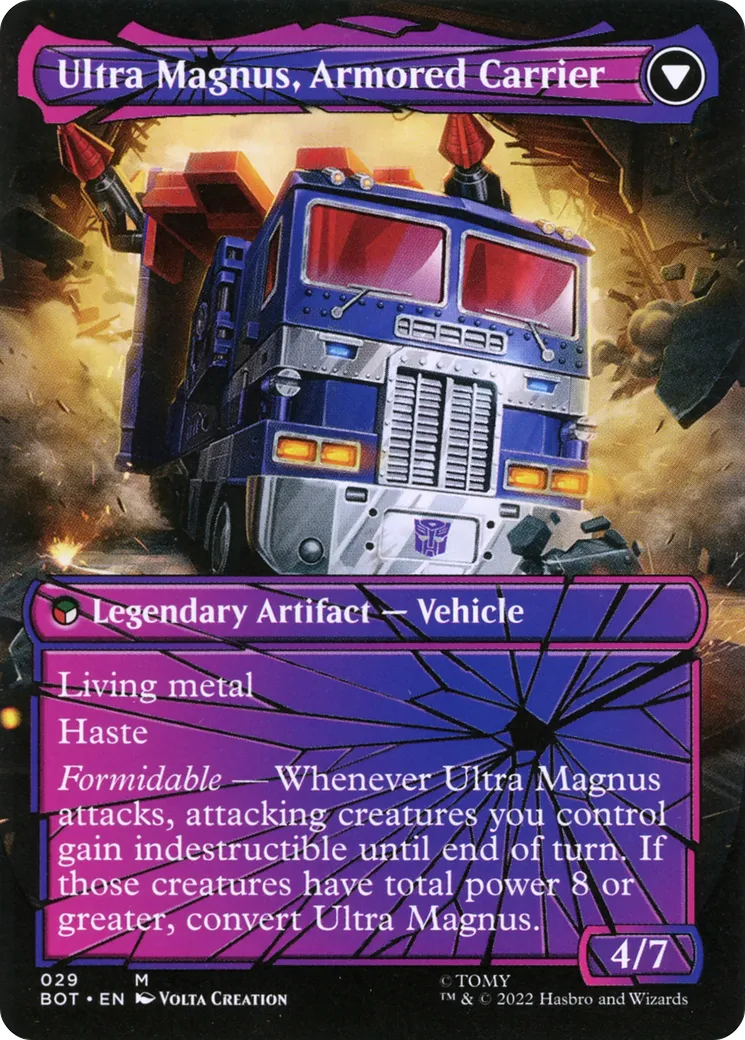 Ultra Magnus, Tactician // Ultra Magnus, Armored Carrier back