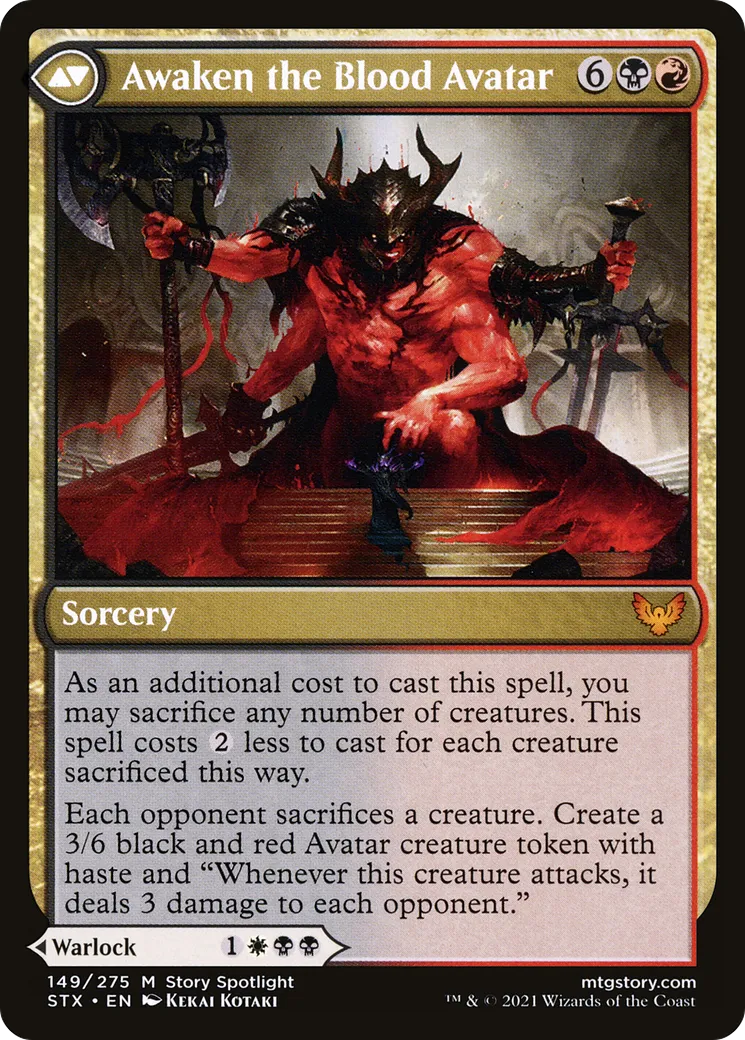 Extus, Oriq Overlord // Awaken the Blood Avatar back