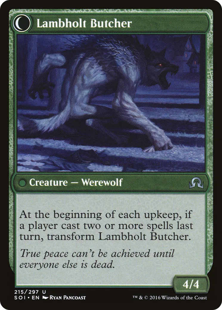Lambholt Pacifist // Lambholt Butcher back