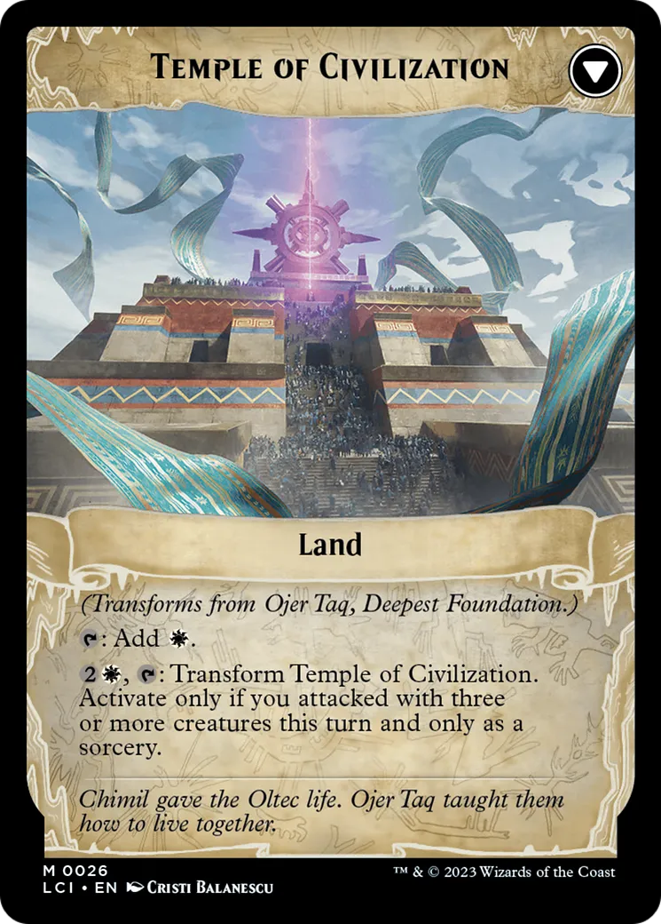 Ojer Taq, Deepest Foundation // Temple of Civilization back