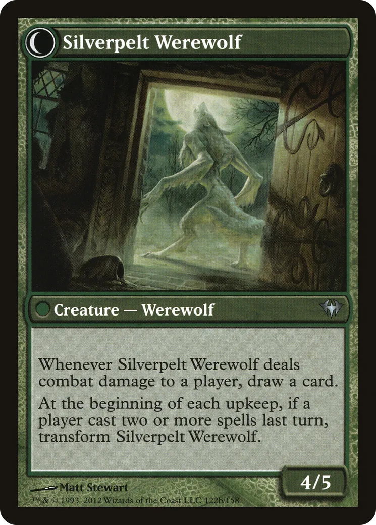 Lambholt Elder // Silverpelt Werewolf back