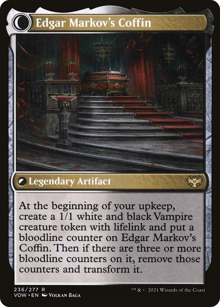 Edgar, Charmed Groom // Edgar Markov's Coffin back