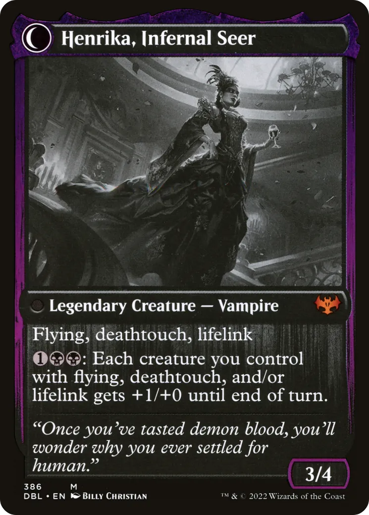 Henrika Domnathi // Henrika, Infernal Seer back