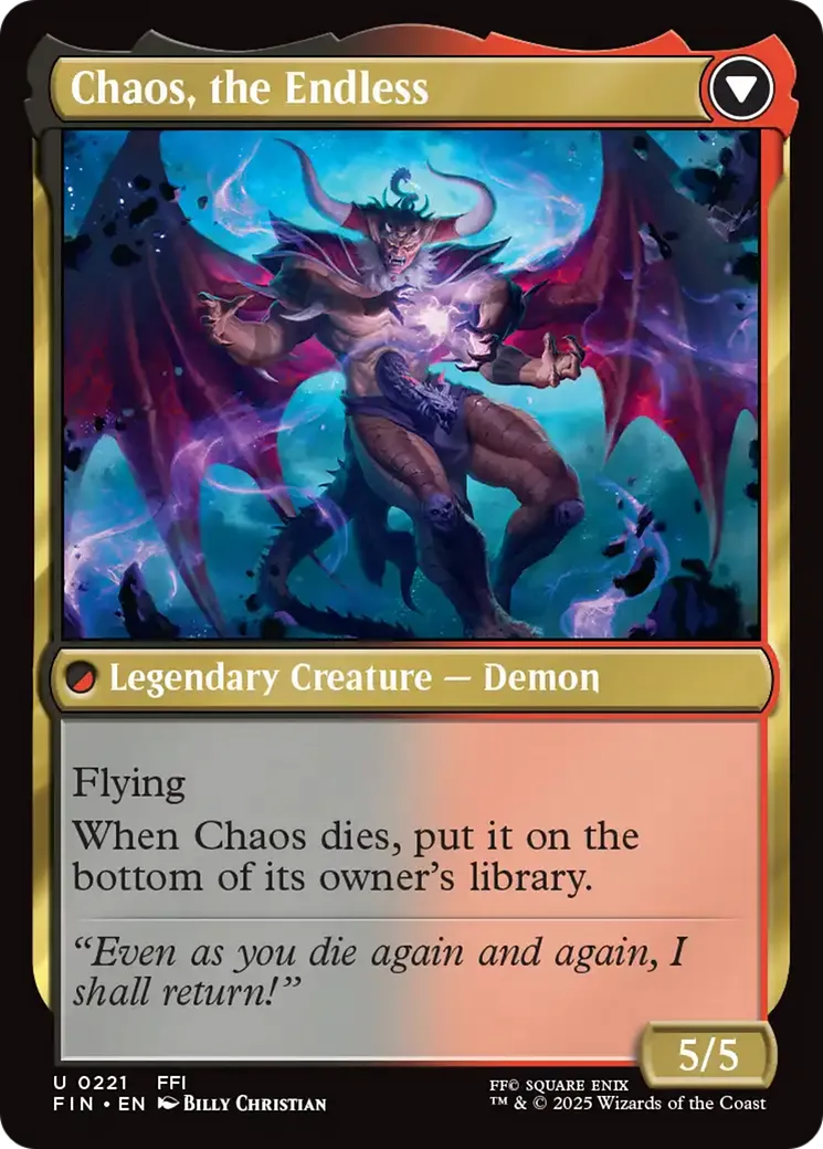 Garland, Knight of Cornelia // Chaos, the Endless back