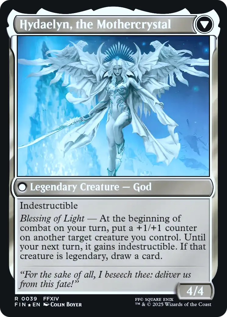 Venat, Heart of Hydaelyn // Hydaelyn, the Mothercrystal back