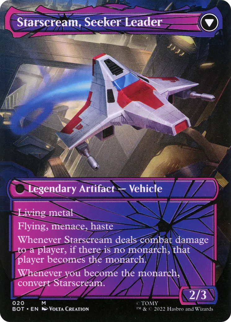 Starscream, Power Hungry // Starscream, Seeker Leader back