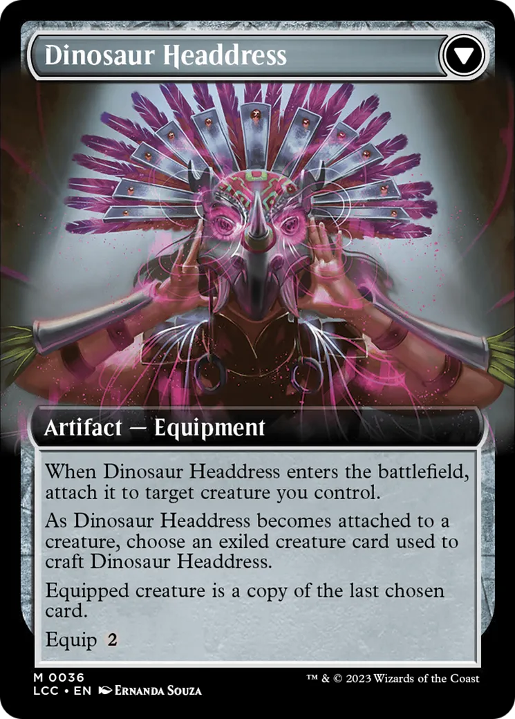 Paleontologist's Pick-Axe // Dinosaur Headdress back
