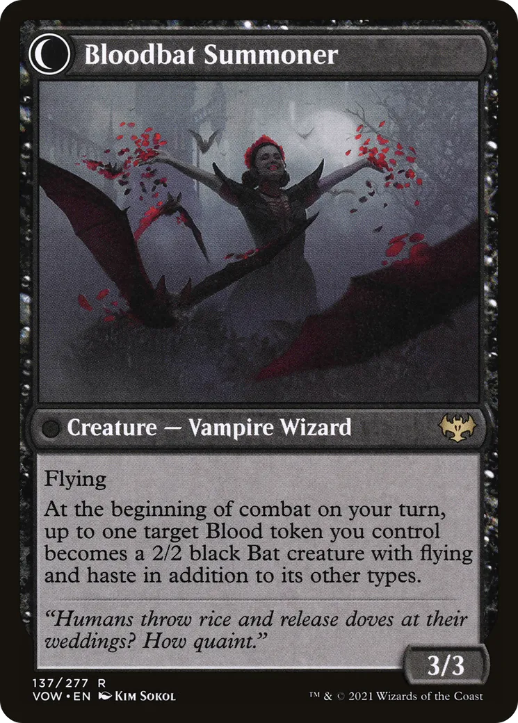 Voldaren Bloodcaster // Bloodbat Summoner back