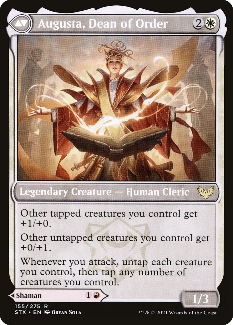 Plargg, Dean of Chaos // Augusta, Dean of Order back