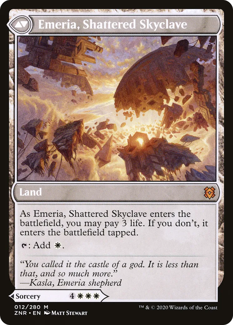 Emeria's Call // Emeria, Shattered Skyclave back