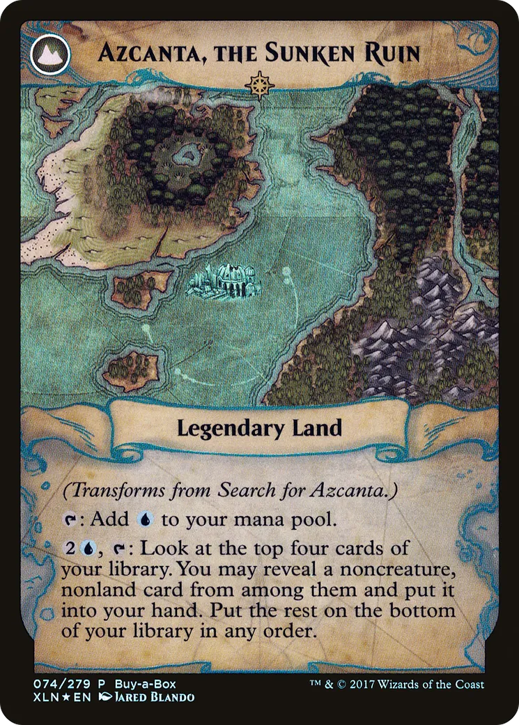 Search for Azcanta // Azcanta, the Sunken Ruin back