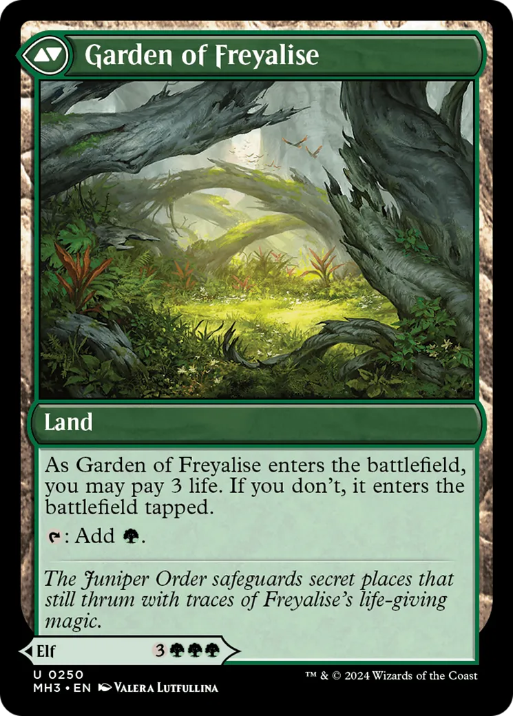 Disciple of Freyalise // Garden of Freyalise back