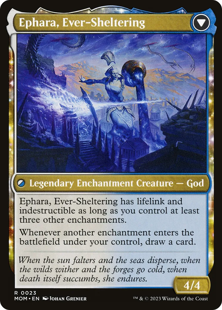 Invasion of Theros // Ephara, Ever-Sheltering back
